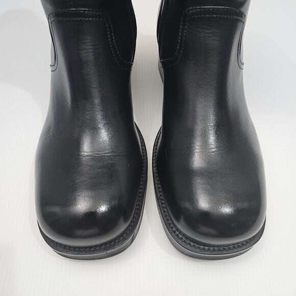 Jeffrey Campbell Liverpool 2 Ankle Boot Womens 8.5 Black Platform Heeled 90s - Picture 5 of 14